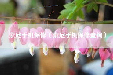 索尼手机保修(索尼手机保修查询)